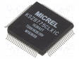 IC: ETHERNET SWITCH - 10/100BASE-T - MDC,MDI,MDI-X,MDIO,MII,RMII - Mikropiirit - ETHERNET liitäntä - KSZ8775CLXIC - 1
