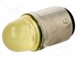 LED LAMPPU - KELTAINEN - BA15D - 230VAC - Merkkivalot ja pienoislamput - LY-BA15D-230AC - 1