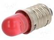 LED LAMPPU - PUNAINEN - E10 - 230VAC - 200÷250MCD - Merkkivalot ja pienoislamput - LR-E10-230AC - 1