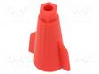 PIKALIITIN - 41A - 400V - RUUVAUS-PUNAINEN - 1÷6MM2 - QUICK SPLICE - WAGO ja muut pikaliittimet - ZSE1-1.06.0C - 1