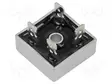 TASASUUNTAUSSILTA: YKSIVAIHEINEN - URMAX: 50V - UFMAX: 1,1V - IF: 50A - Tasasuuntaussillat - KBPC50005-DC - 1