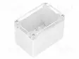 ASENNUSKOTELO - X: 80MM - Y: 120MM - Z: 85MM - VAALEANHARMAA - Yleiskäyttöiset kotelot - G2105C - 1