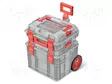 LAATIKKO - TYÖKALU-PYÖRILLÄ - HARMAA - POLYMEERI - C BLOCK - 25KG - Työkalulaukut ja säilytyslokerot - KXCS454055-4C - 1