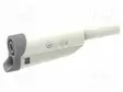 LABORATORY CONNECTOR: 4MM BANANA - PLUG - 36A - VALKOINEN - INSULATED - Banaaniliittimet 4mm - PJP1076-BC - 1