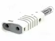 LABORATORY CONNECTOR: 4MM BANANA - PLUG - 36A - 30VAC - 60VDC - VALKOINEN - Banaaniliittimet 4mm - PJP1089-BC - 1