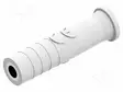 LABORATORY CONNECTOR: 2MM BANANA - SOCKET - 10A - 30VAC - 60VDC - VALKOINEN - Banaanijatkoliittimet - PJP209-BC - 2