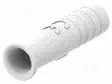 LABORATORY CONNECTOR: 2MM BANANA - SOCKET - 10A - 30VAC - 60VDC - VALKOINEN - Banaanijatkoliittimet - PJP209-BC - 3