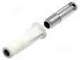 LABORATORY CONNECTOR: 4MM BANANA - SOCKET - 30VAC - 60VDC - 36A - VALKOINEN - Banaanijatkoliittimet - PJP3010-I-BC - 2