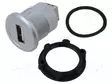ADAPTERI - USB A RASIA,USB B RASIA - PANEELIASENNETTAVA,TAKAMUUTTERI - USB liittimet - USB-02C - 1