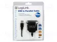 ADAPTERI USB-CENTRONICS - 1,5M - USB 1.1 - SARJA: ADAPTERI - Tietokonekaapelit ja -adapterit - AU0003C - 1