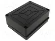 ASENNUSKOTELO - X: 140MM - Y: 190MM - Z: 70MM - MUSTA - IP65 - Yleiskäyttöiset kotelot - PW-S-BOX-416C - 2