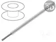 JOHTO - CU - 30AWG - PFA - LÄPINÄKYVÄ - 600V 1X30AWG - 1000FT - Yksisäikeiset asennuskaapelit - UCA-3019-TR-C - 1