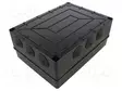 KYTKENTÄRASIA - X: 220MM - Y: 300MM - Z: 120MM - IP65 - MUSTA - Kytkentärasiat - PW-S-BOX606C - 2