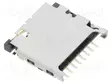 LIITIN: KORTTEJA VARTEN - MICROSD - PUSH-PULL,TOP BOARD MOUNT - SMT - Korttiliittimet - DM3D-SFC - 2