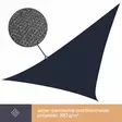WATER-PERMEABLE SHADE SAIL - TRIANGLE - 3.6 x 3.6 x 3.6 m - COLOUR: CHARCOAL - Piha ja terassikalusteet - GSS3360PEC - 6