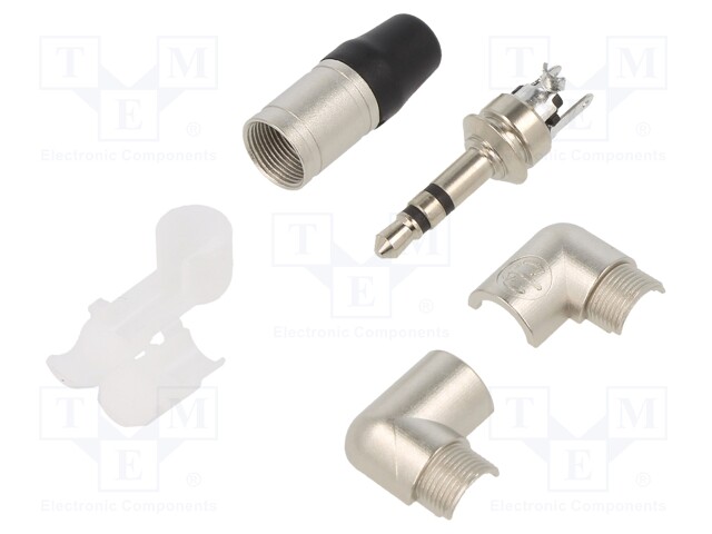 CONNECTOR 3,5MM R/A 3POLE PLUG - Erikoisliittimet - NTR-NTP3RC - 1