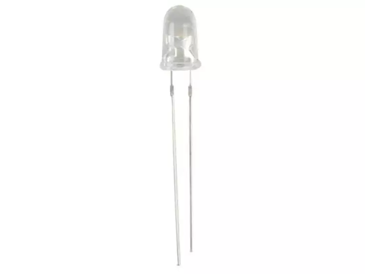 5mm LED YELLOW WATER CLEAR - 15000 mcd - Pyöreät LEDit - LED5YLC - 1