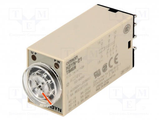 AUTOMATION MODULE: TIMER - 0,1MIN÷10H - DPDT - 250VAC/5A - USUP: 24VAC - Aikareleet ja ajastimet - H3YN-21-24AC - 1