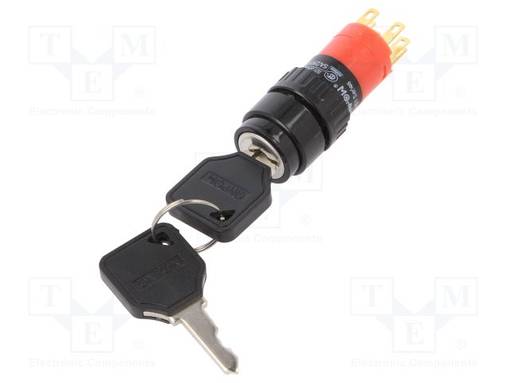 AVAINKYTKIN - ASENNOT: 2 - KYTK.TAPA: ON-ON - Avainkytkimet - V16-KEY-2-JC - 1