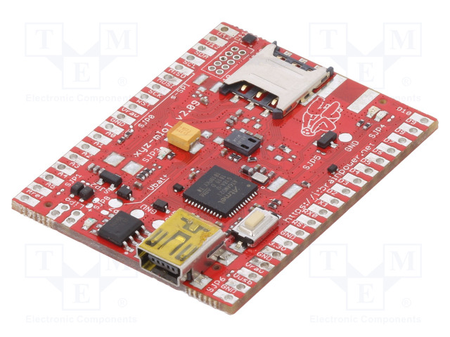 KEHITYSALUSTA - MICROCHIP ARM - 256KBFLASH - GSM/GPRS - 35X45MM - IOT - Tiedonsiirto kehityspaketit - XYZ-MIOT-M95-THC - 1