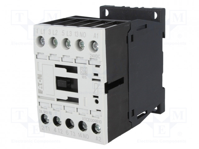 KONTAKTORI: 3-NAPAINEN - NO X3 - APUKONTAKTORIT: NO - 24VDC - 9A - DILM9 - Kontaktorit - DILM9-10-24VDC - 1