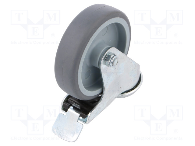 KULJETUSPYÖRÄ - Ø: 100MM - W: 27MM - H: 134MM - VÄÄNTÖ- LUKITUKSELLA - Kuljetuspyörät - KMA-TPA-100S-HC - 1