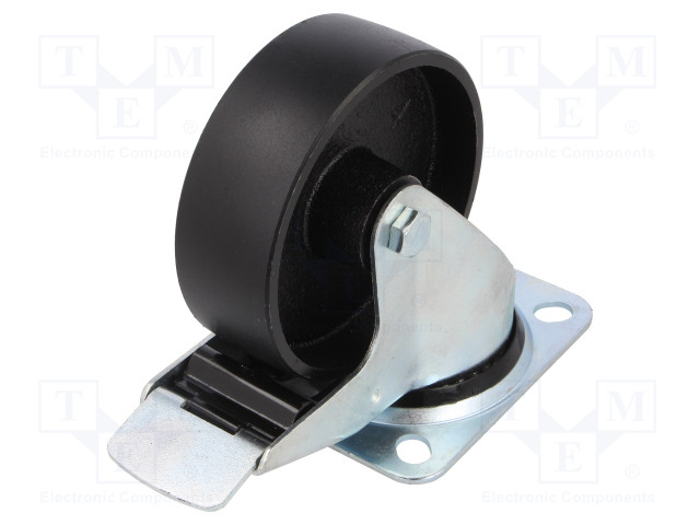 KULJETUSPYÖRÄ - Ø: 100MM - W: 35MM - H: 128MM - VÄÄNTÖ- LUKITUKSELLA - Kuljetuspyörät - KPE-Z-100S-HC - 1