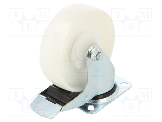 KULJETUSPYÖRÄ - Ø: 125MM - W: 37MM - H: 156MM - VÄÄNTÖ- LUKITUKSELLA - Kuljetuspyörät - KPE-POB-125K1HC - 1