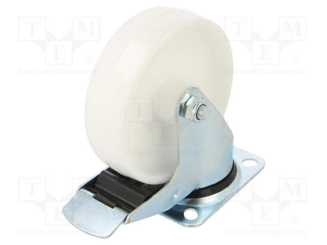 KULJETUSPYÖRÄ - Ø: 125MM - W: 38MM - H: 156MM - VÄÄNTÖ- LUKITUKSELLA - Kuljetuspyörät - KPE-POB-125S-HC - 1