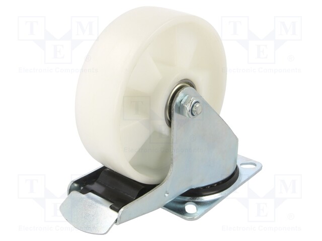 KULJETUSPYÖRÄ - Ø: 160MM - W: 50MM - H: 195MM - VÄÄNTÖ- LUKITUKSELLA - Kuljetuspyörät - KPE-POBW-160K-HC - 1