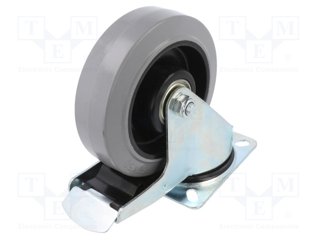 KULJETUSPYÖRÄ - Ø: 160MM - W: 50MM - H: 195MM - VÄÄNTÖ- LUKITUKSELLA - Kuljetuspyörät - KPE-POGES-160K-HC - 1