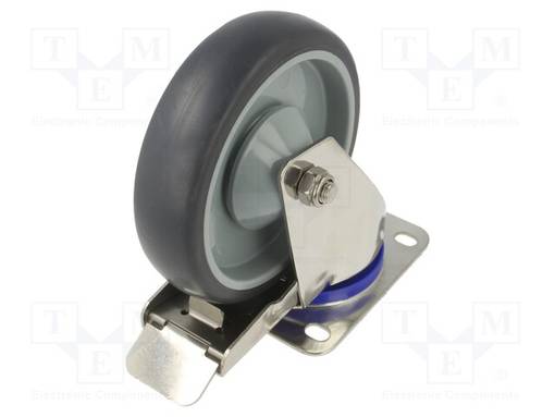 KULJETUSPYÖRÄ - Ø: 160MM - W: 40MM - H: 195MM - VÄÄNTÖ- LUKITUKSELLA - Kuljetuspyörät - KPX-WTE-160K1HC - 1