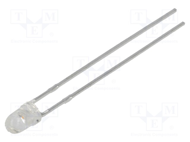 LED - VIHREÄ - 2,9MM - 100MCD - 30° - ETUOSA: KUPERA - 2,2÷2,6VDC - 105MW - Pyöreät LEDit - SSL-LX3044GC - 1
