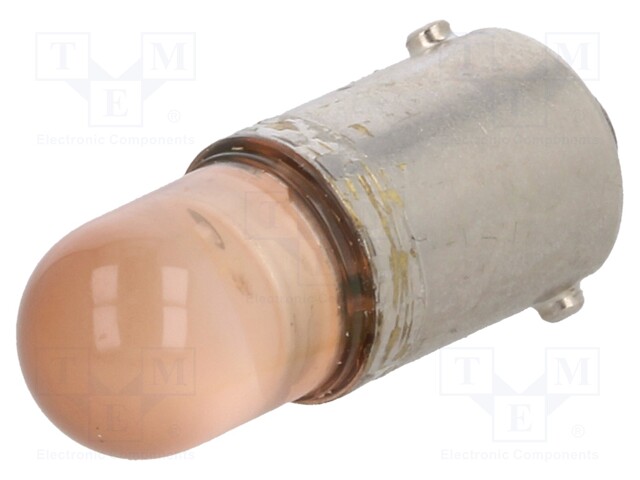 LED LAMPPU - ORANSSI - BA9S - 12VDC - 12VAC - Merkkivalot ja pienoislamput - LO-BA9S-12ACDC - 1