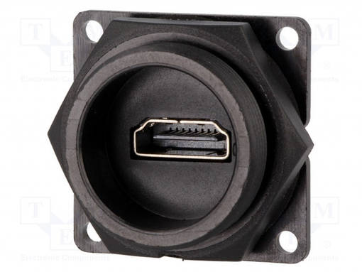 LIITIN: HDMI - PISTORASIA - DATA-CON-X - JUOTETTAVA - IP67,IP68 - HDMI liittimet - DCP-HDMIT-SC - 1