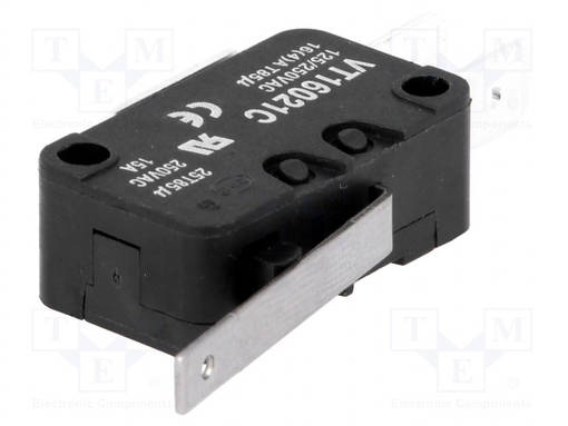 MIKROKYTKIN SNAP ACTION - 14A/250VAC - VIVUN KANSSA - SPDT - ON-(ON) - SANP ACTION mikrokytkimet - VT16021C - 1