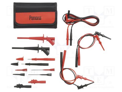 MITTAUSJOHDOT - MUSTA,PUNAINEN - Mittausjohdot - POM-5674C - 1