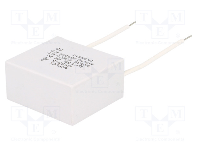 POLYPROPYLEENIKONDENSAATTORI - MOOTTOREIHIN, TYÖHÖN - 4UF - ±5% - Moottorikondensaattorit - I250V540J-C - 1