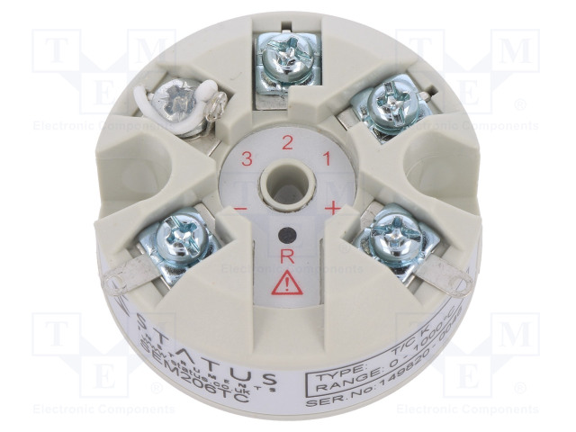 MUUNTAJA: LÄMPÖTILA-12÷30VDC - OUT 1: 4÷20MA - -40÷85°C - Teollisuus lämpötila-anturit & muuntimet - SEM206TC - 1