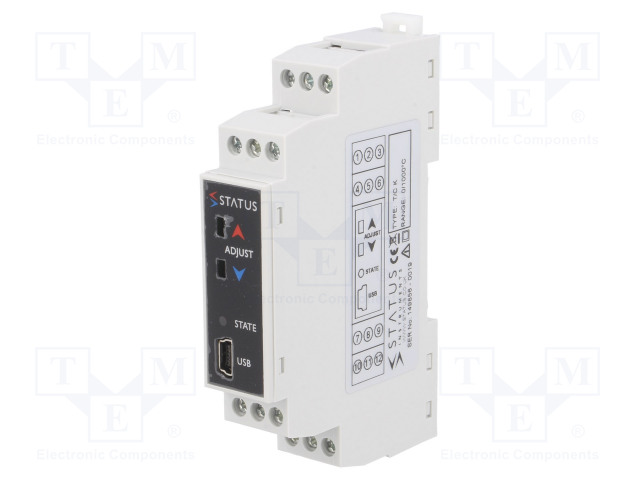 MUUNTAJA: LÄMPÖTILA-12÷30VDC - OUT 1: 4÷20MA - DIN-KISKOLLE - Teollisuus lämpötila-anturit & muuntimet - SEM1605TC - 1