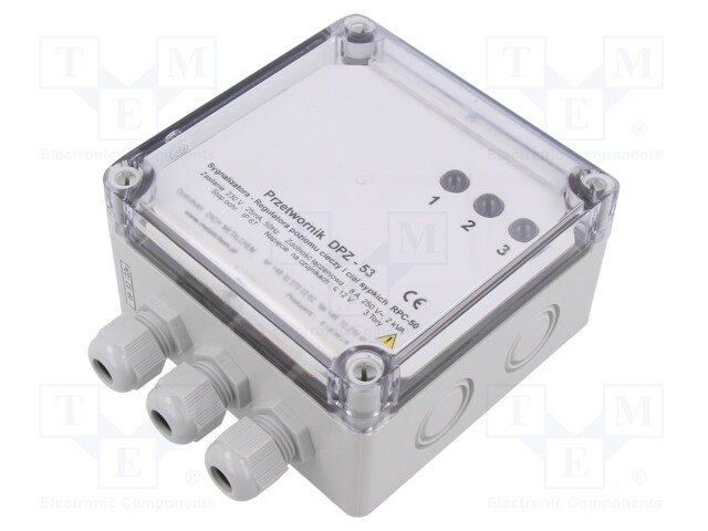 TASON VALVONTARELE - JOHTAVAN NESTEEN TASO - 230VAC - DIN-KISKOLLE - Valvontareleet - DPZ-53230VAC - 1