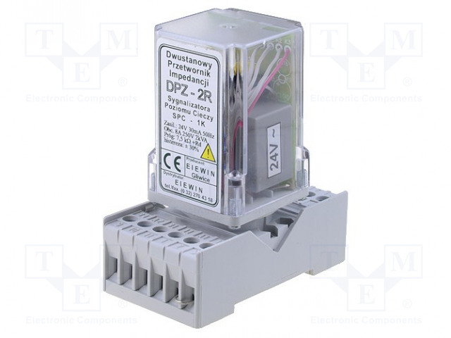 TASON VALVONTARELE - JOHTAVAN NESTEEN TASO - 24VAC - DIN-KISKOLLE - Valvontareleet - DPZ-2R24VAC - 1