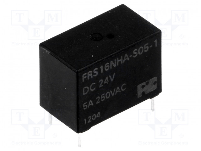 RELE - SPST-NO - UKELAN: 24VDC - 5A - 5A/125VAC - Pienoisreleet - FRS16NHA-S51-24VDC - 1