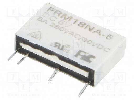 RELE - SPST-NO - UKELAN: 5VDC - 5A/250VAC - FRM18 - Pienoisreleet - FRM18NA-5VDC - 1