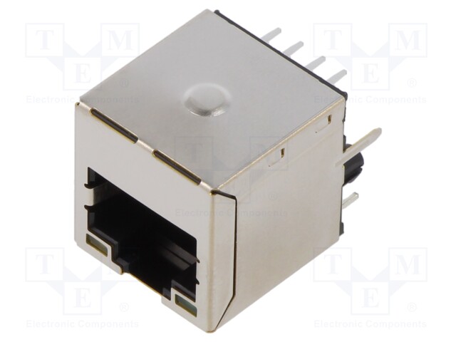 LIITIN: RJ45 - PISTORASIA - PIN: 8 - SUOJATTU - 8P8C - 90° KULMA - RJ liittimet - MTJ88AX1FSNLH1M5C - 1