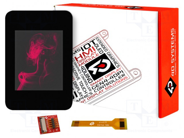 TFT NÄYTTÖ - 2" - 176X220 - 14KBRAM - NÄYTÖN ULKOMITAT: 31,68X39,6MM - Älykkäät näytöt - PIXXILCD-20P2-CC - 1