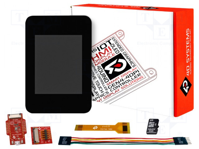 TFT NÄYTTÖ - 2" - 176X220 - 14KBRAM - NÄYTÖN ULKOMITAT: 31,68X39,6MM - Älykkäät näytöt - SK-PIXXILCD-20P2-C - 1