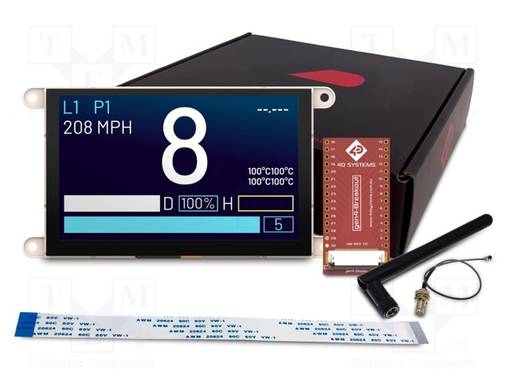 TFT NÄYTTÖ - 5" - 800X480 - 8MBRAM,16MBFLASH - 540CD/M2 - UC: ESP32 - Älykkäät näytöt - GEN4-ESP32-50C - 1