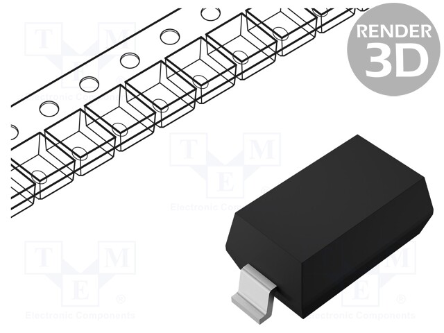 ZENER DIODI - 0,41W - 8,2V - SMD - RULLA,TEIPPI - SOD123 - Diodit - MMSZ5237B-DC - 1