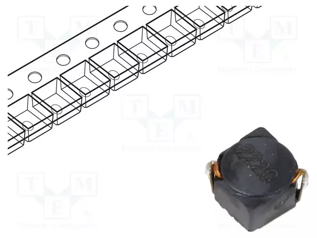 SMD KURISTIN 10UH - 1,8A - R:OHM - 2900 - 7,2X7,2X4MM - Kuristimet - 29103C - 1